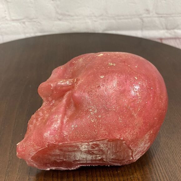 SKULL SHAPED EPOXY RESIN ashtray/planter - Picture 12 of 13